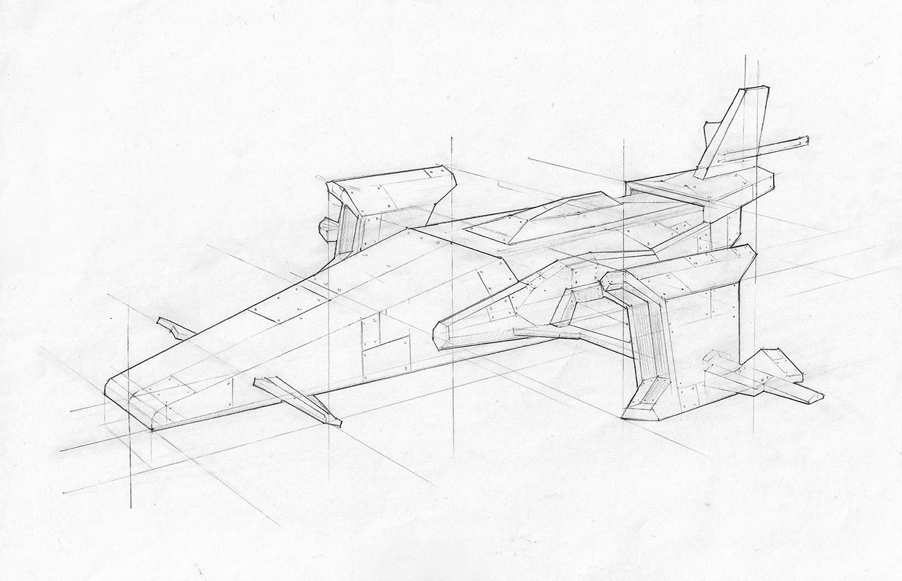 Spaceship Design By Nova Villanueva